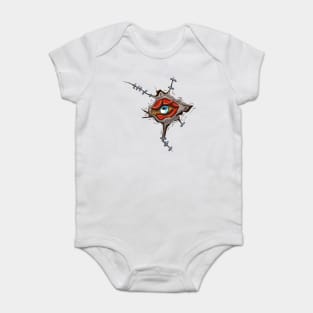 The Monster Eye 2 - Japanese art style - vector illustration Baby Bodysuit